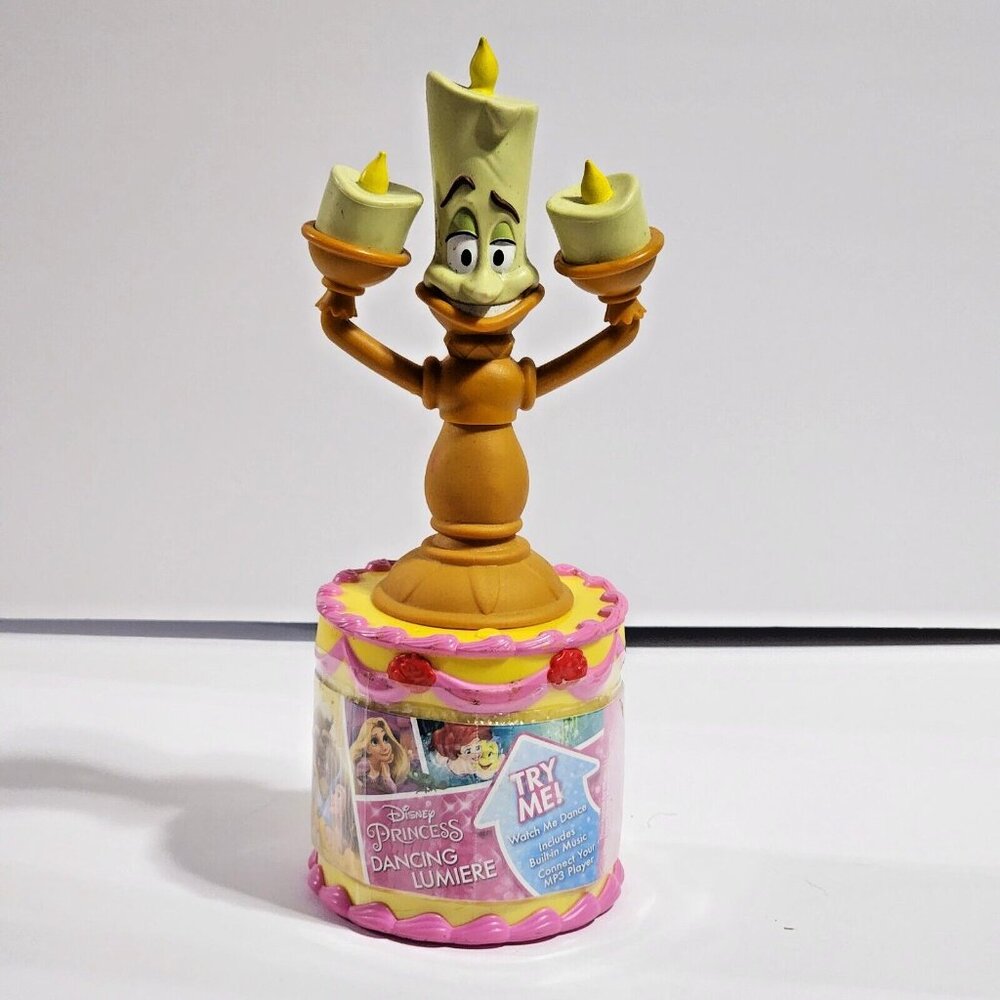 Disney Princess Dancing Lumiere Beauty & the Beast Candlestick Singing New